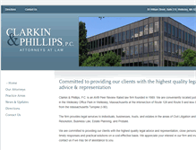 Tablet Screenshot of clarkinphillips.com